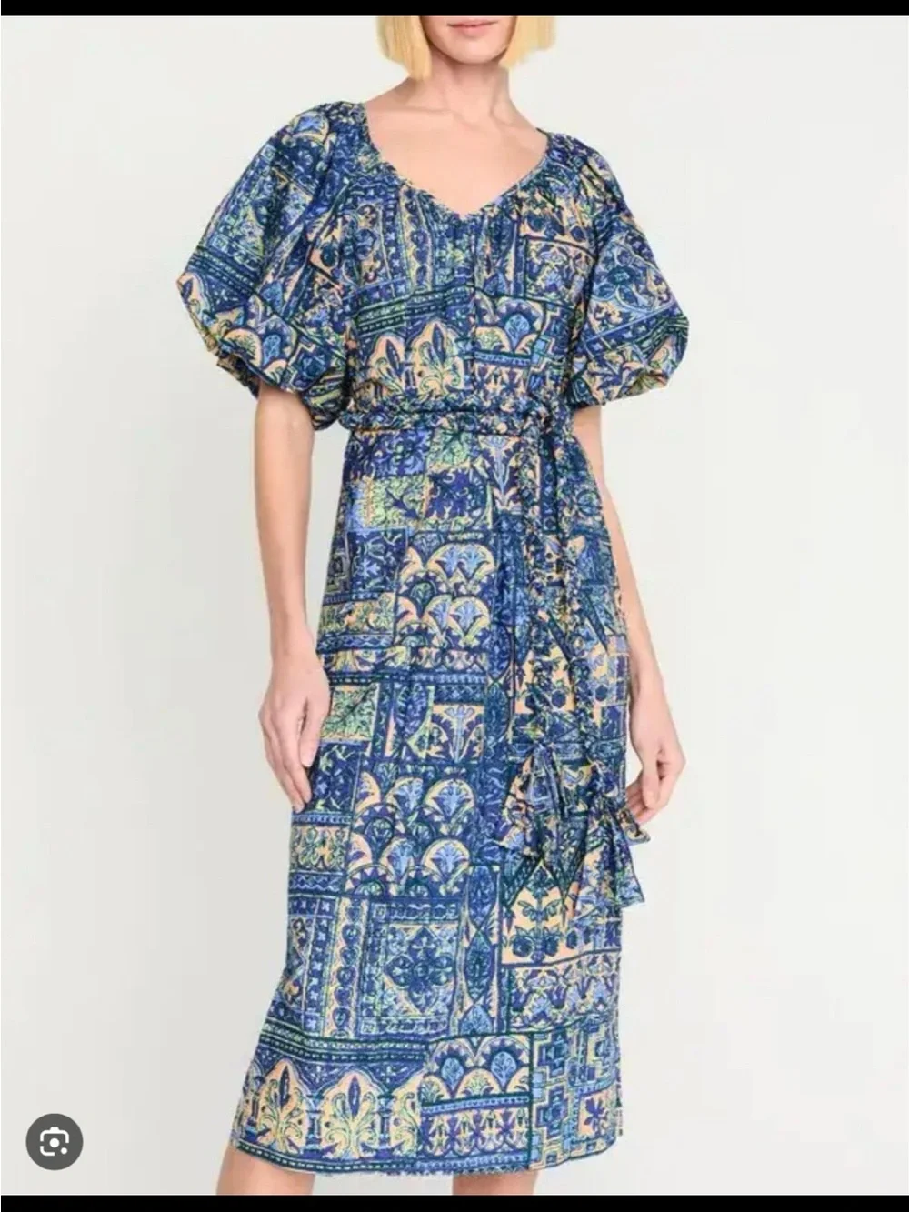 Marie Oliver Blue Foster Dress